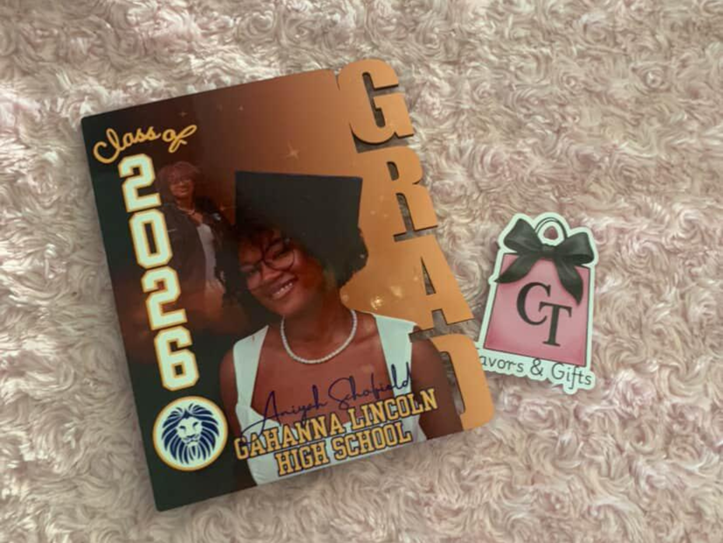 Custom Graduation Photo Frame 🎓 | 5x7 Graduation Picture Frame | Class of 2026 Senior Gift | Personalized Graduation Keepsake