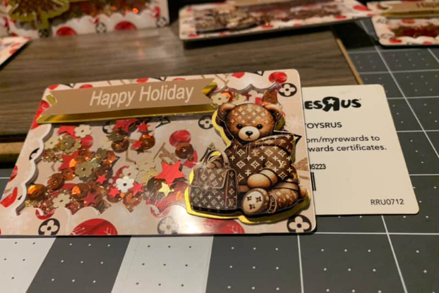 Teddy Bear Luxe Gift Card Holder — Shaker or Treat Box Style