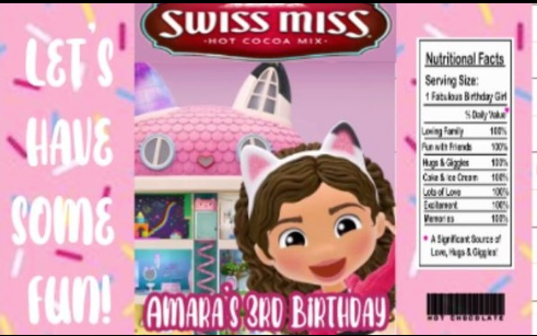 Custom Hot Chocolate Party Favors– Printable, Wraps Only, or Filled & Wrapped