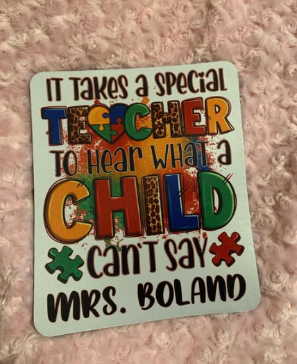 Custom Teacher Mouse Pad | School & Classroom Gift