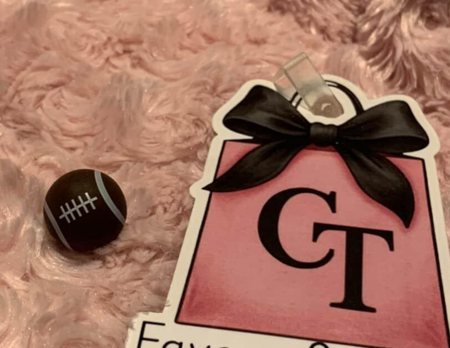 Sports Name Bag Charm | Personalized Backpack Tag