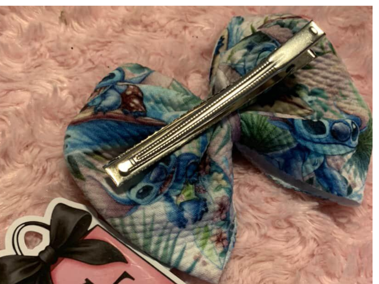 Fabric Hair Bow Clip | 5" Hair Bow for Baby, Toddler & Girls | Solid Color or Custom Design