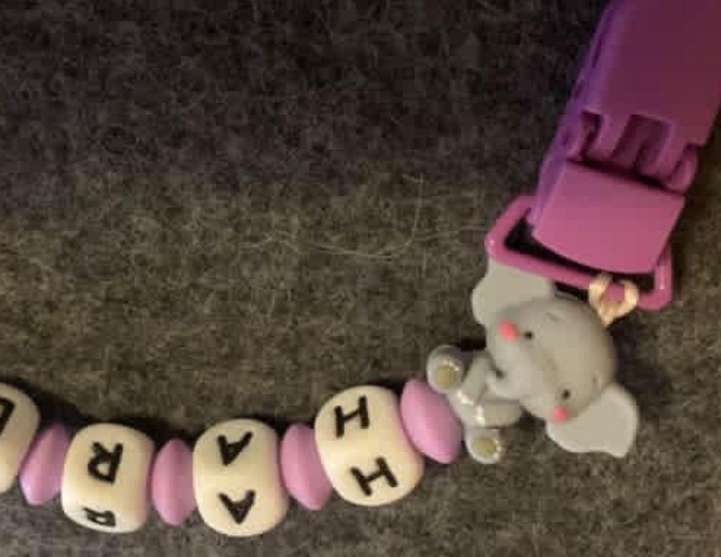 Personalized Silicone Pacifier Clip | Baby Name Pacifier Holder | Fox, Elephant, Hello Kitty | Custom Baby Pacifier Clip | Baby Shower Gift