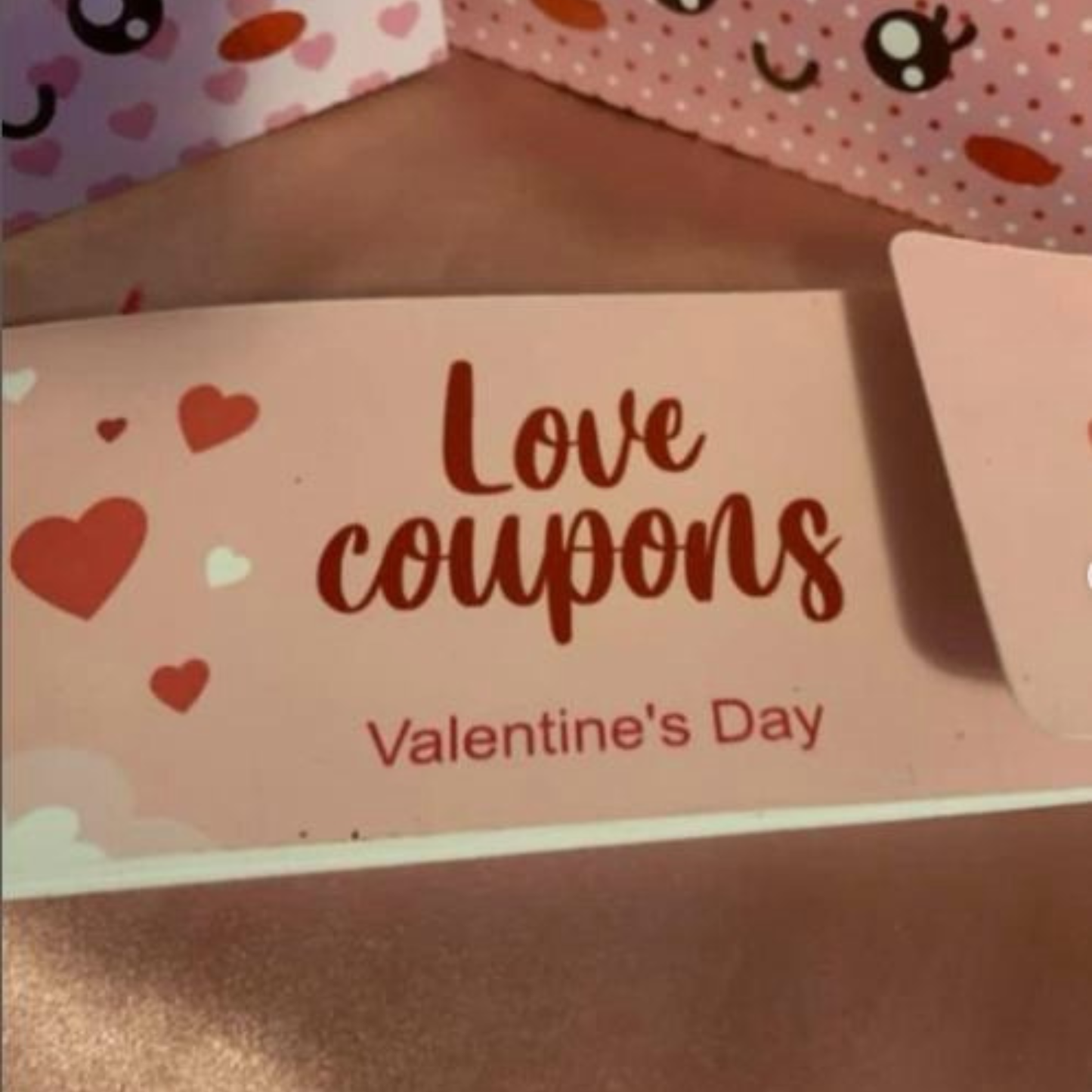 Romantic Valentine Coupon Book | 12 Tear-Out Love Coupons | Fun Gift for Your Partner