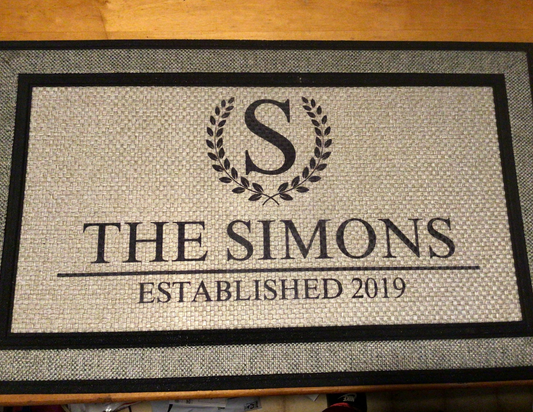 Custom Personalized Doormat – 18x30 Welcome Mat