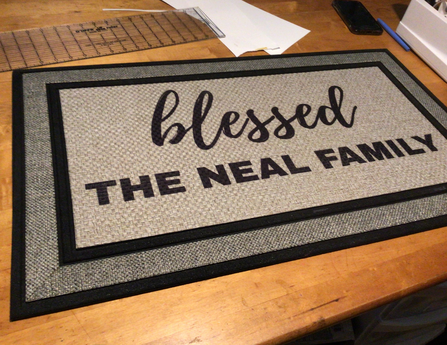 Custom Personalized Doormat – 18x30 Welcome Mat
