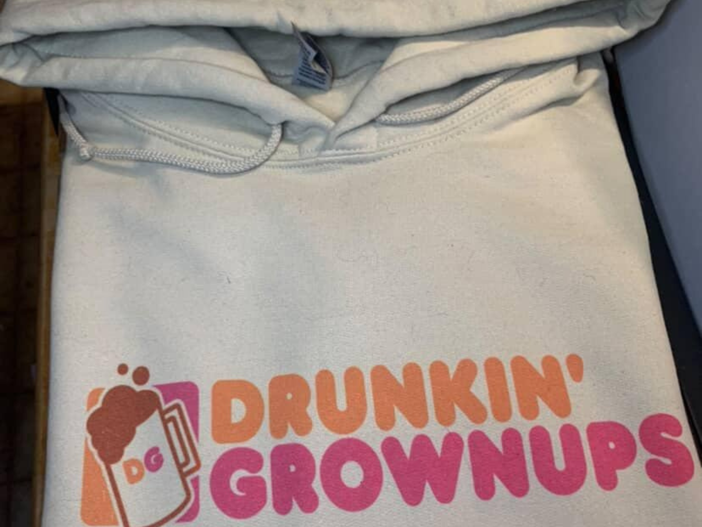 Drunkin Grownups Hoodie – Funny Coffee Lover Hoodie