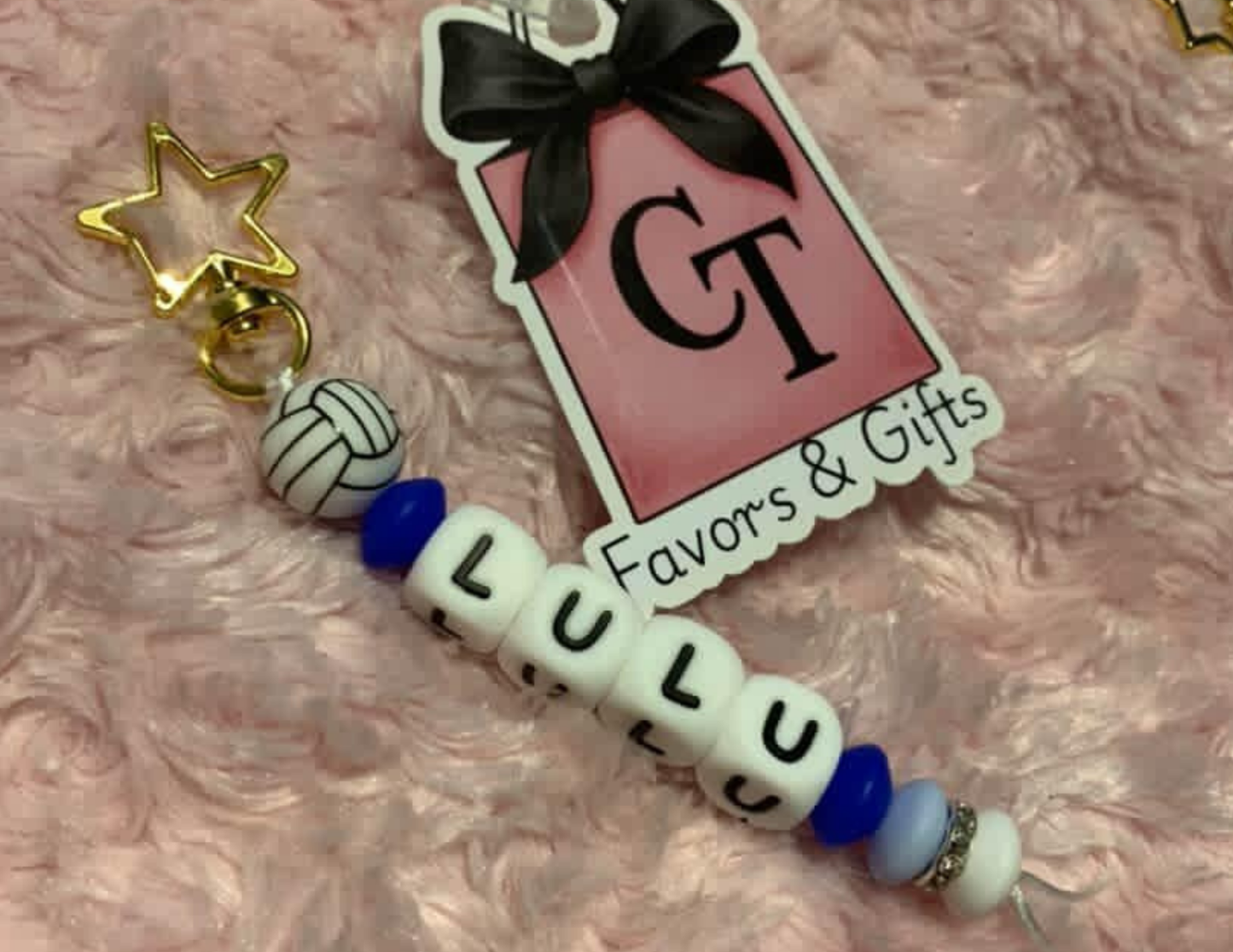 Sports Name Bag Charm | Personalized Backpack Tag