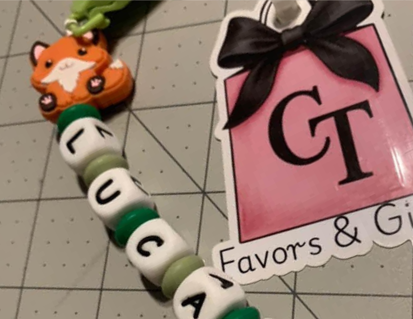 Personalized Silicone Pacifier Clip | Baby Name Pacifier Holder | Fox, Elephant, Hello Kitty | Custom Baby Pacifier Clip | Baby Shower Gift