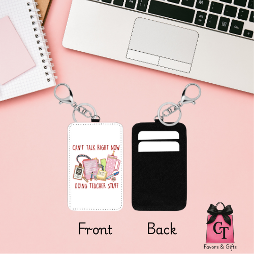 ID badge Holder - Can't Talk Right Now