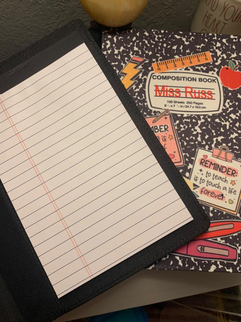 Notepad Portfolio Composition Design (3 sizes)