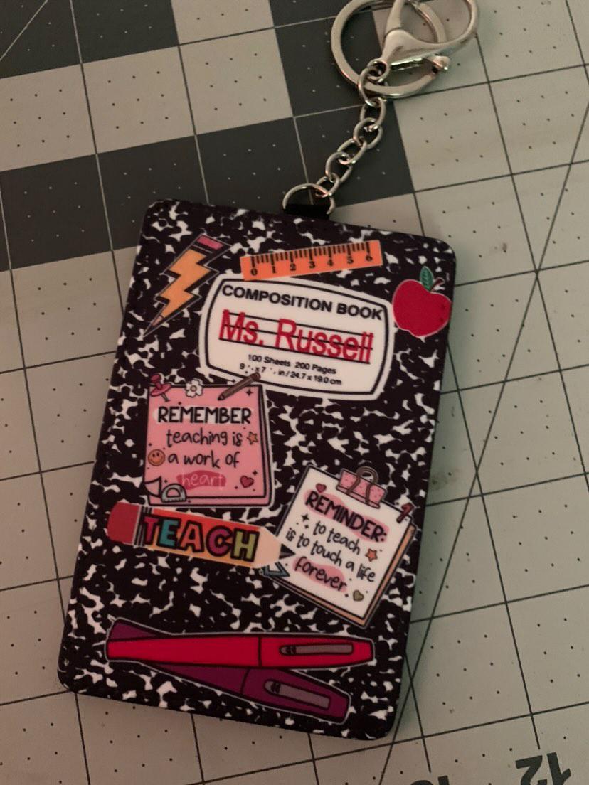 ID badge Holder -school front desk