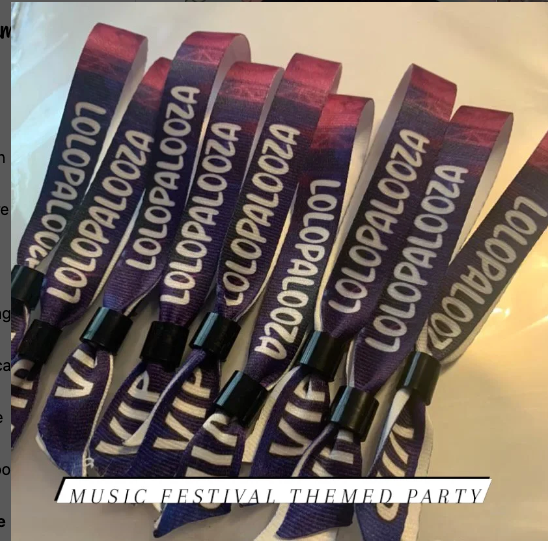 VIP Personalized Festival Wristband