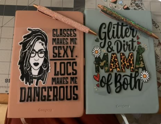 Journal & Sparkle Pen Set – Choose Your Style