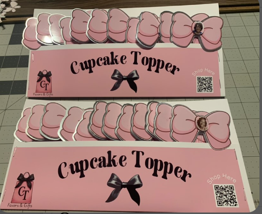 Handmade Custom Cupcake Toppers – Any Theme | High Gloss Finish | Sold by the Dozen