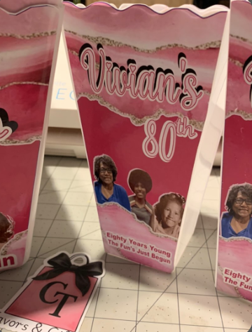 Custom Popcorn Boxes – Personalized Movie Night, Party, or Favor Boxes Sets of 6 or 12