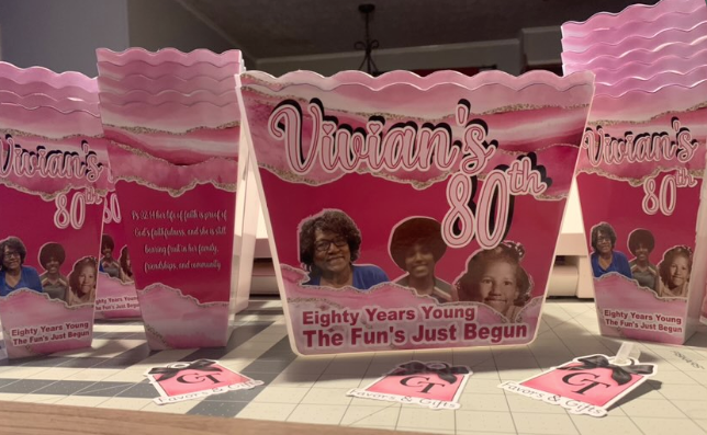 Custom Popcorn Boxes – Personalized Movie Night, Party, or Favor Boxes Sets of 6 or 12