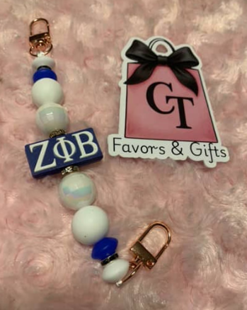 Beaded Phone Charm Grip — Coffee, Teacher & Character Styles