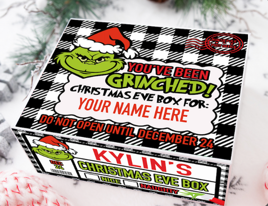 Grinch Christmas Eve Box — Holiday Treat & Gift Box