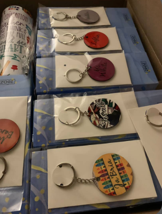 Custom 1.5” Round Sublimation Keychain with Tassel — Theme or Name