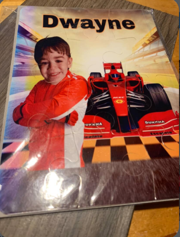 Custom 12-Piece Toddler Puzzle – Personalized Name & Theme (Ages 2–4)