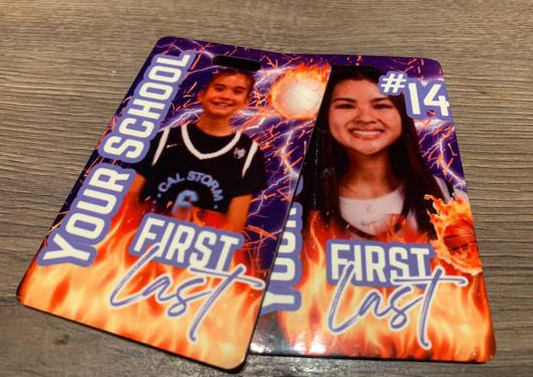 MDF Sublimated Luggage Tag – Double Sided