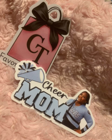 Personalized Sports Mom Button | Custom Athlete Photo Pin