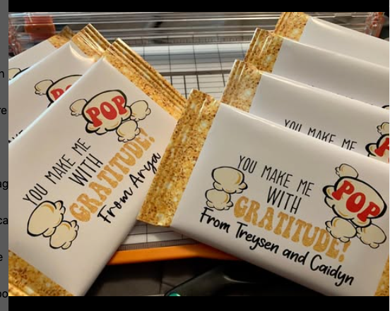 Custom Popcorn Bag Party Favors– Printable, Wraps Only, or Filled & Wrapped