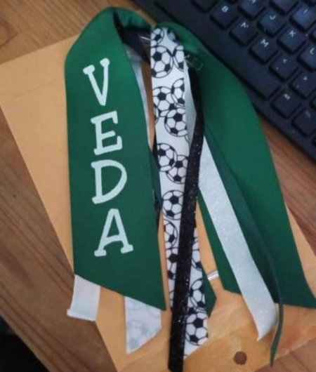 🎀 Custom Glitter Streamer Hair Bows