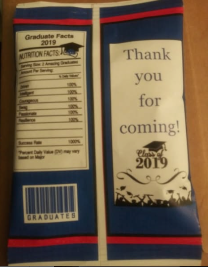 Custom Chip Bag Party Favors – Printable, Wraps Only, or Filled & Wrapped (Copy)