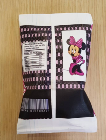 Custom Chip Bag Party Favors – Printable, Wraps Only, or Filled & Wrapped (Copy)