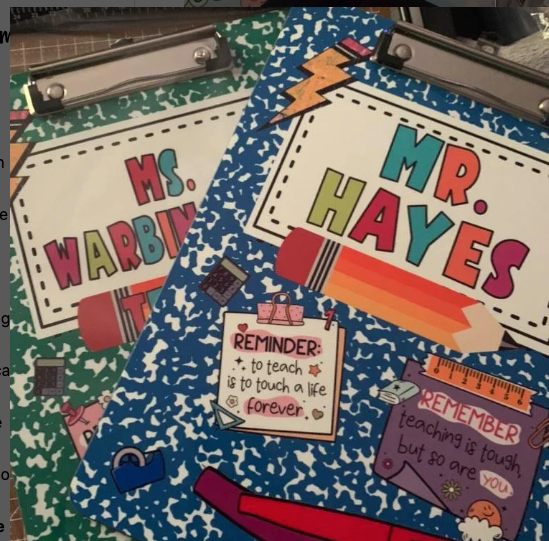 Personalized Clipboard Double Sided