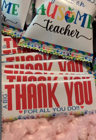 Custom Candy Bar Party Favors– Printable, Wraps Only, or Filled & Wrapped (Copy)