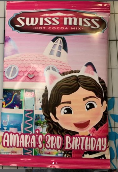 Custom Hot Chocolate Party Favors– Printable, Wraps Only, or Filled & Wrapped