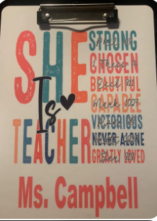 Personalized Clipboard Double Sided