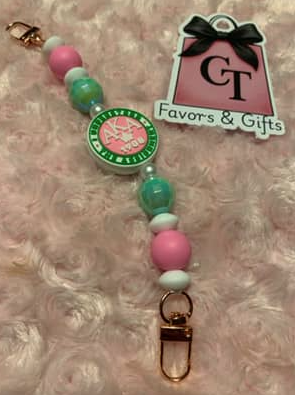Beaded Phone Charm Grip — Coffee, Teacher & Character Styles