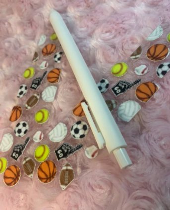 Sports Theme UV DTF Pen Wraps