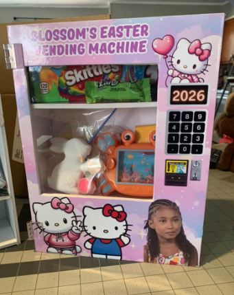 Custom Vending Machine Box | Personalized Kids Gift | Filled or Empty | Photo Gift | Easter & Birthday