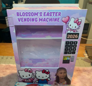 Custom Vending Machine Box | Personalized Kids Gift | Filled or Empty | Photo Gift | Easter & Birthday