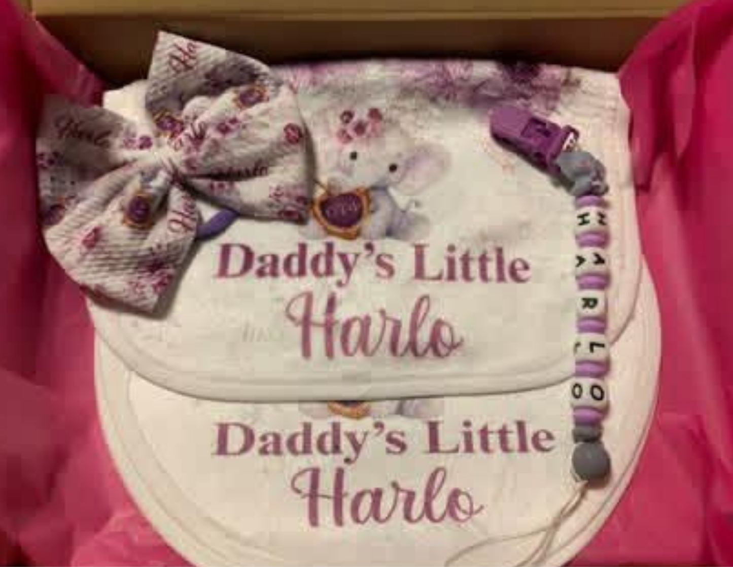 Personalized Baby Shower Gift Bundle | Custom Baby Name Gift Set for Boy or Girl